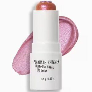 Playdate Shimmer Multi-Use Cheek + Lip Color in Flwr Pwr